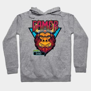 Viking Gorilla Warrior Gamer Player 1 Hoodie